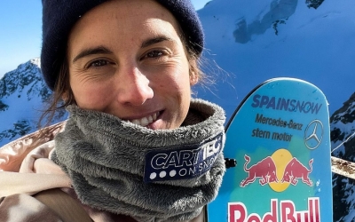 Queralt Castellet, a l'estació d'esquí de Saas-fe | Instagram