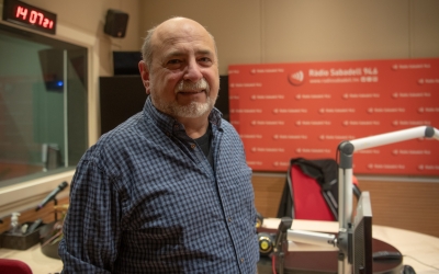 Martí Rovira als estudis de Ràdio Sabadell | Roger Benet