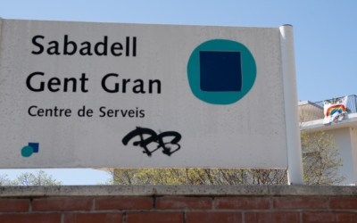 Cartell de la residència Sabadell Gent Gran/ Roger Benet