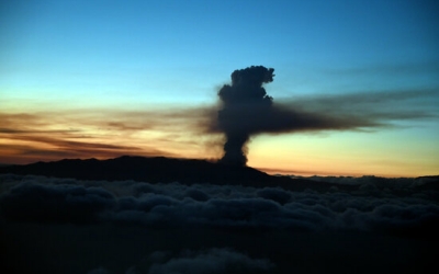 Una imatge del volcà Cumbre Vieja a La Palma | ACN 