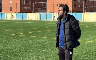 Becerril en el seu últim partit dirigint el Sabadell Nord a Ca n'Oriac | Adrián Arroyo