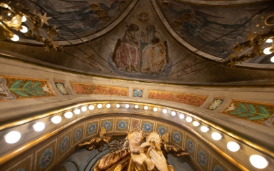 Detall dels frescos de La Salut | Roger Benet