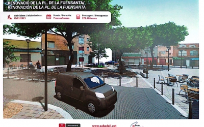 La plaça de la Fuensanta serà un espai central de Ca n'Oriac en 7 mesos