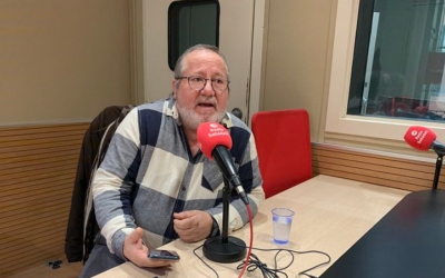 Francisco Garcia, en una imatge d'arxiu a Ràdio Sabadell