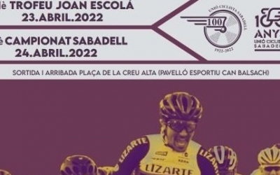 Cartell promocional amb Rota com a protagonista | Unió Ciclista Sabadell