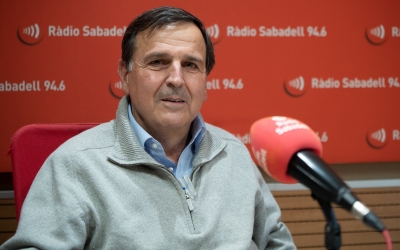 El reelegit president del Tennis Sabadell als estudis de Ràdio Sabadell | Roger Benet