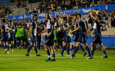 Celebració del gol de Guillem Molina | CES