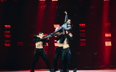 Chanel en un moment de l'actuació a Eurovisió | ACN