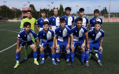 L'onze inicial del Juvenil 'A' del Centre d'Esports Sabadell | @FutBaseCES