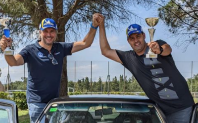 Giralt i Garrigolas, celebrant el triomf al Vallespir | Instagram