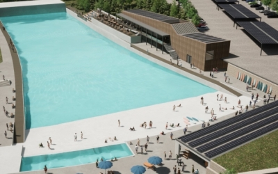 Imatge de la futura piscina d'onades/ Cedida