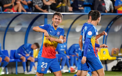 Vergés, celebrant un gol amb l'Andorra | @fcandorra