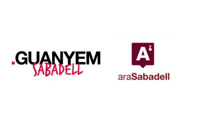 Els logos de Guanyem Sabadell i Ara Sabadell