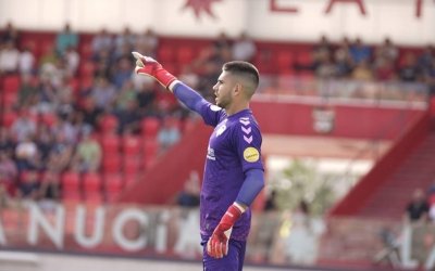 Sergi Puig, en el darrer partit al Camilo Cano | CF La Nucía
