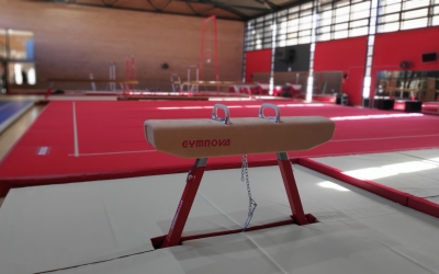 Les màquines de gimnàstica artística ja són al gimnàs municipal | Pau Duran