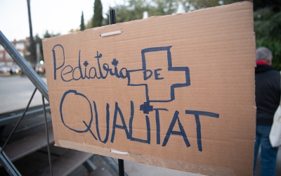 Protesta de SOS Pediatria a Sabadell | Roger Benet