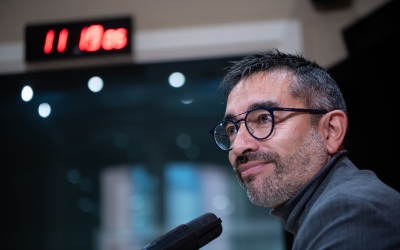 Gabriel Fernández als estudis de Ràdio Sabadell | Roger Benet