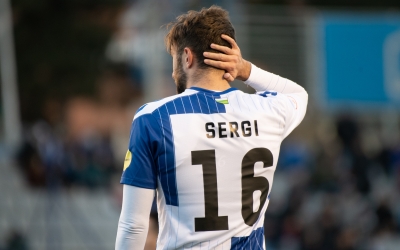 Sergi Garcia en l'últim partit que va jugar | Roger Benet
