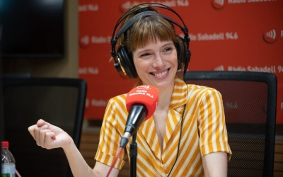 Diana Gómez als estudis de Ràdio Sabadell | Roger Benet