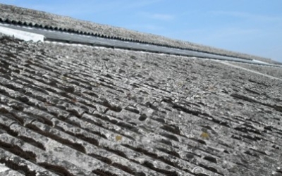 Una teulada d'amiant/ Cedida