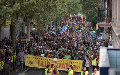 Manifestació en suport als CDR el mes de setembre del 2019 | Roger Benet
