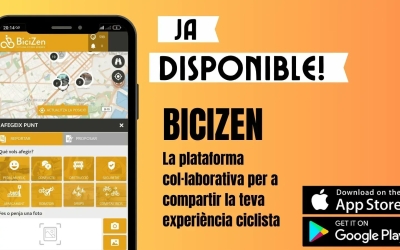 Imatge de l'aplicació BiciZen