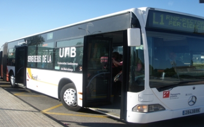 Un autobús de la UAB/ Cedida UAB