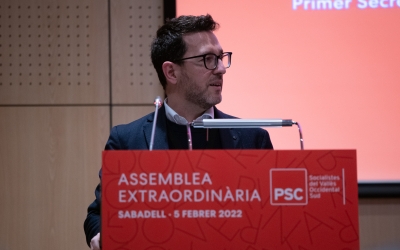 Paco Aranda en un congrés del PSC a Sabadell l'any passat | Roger Benet