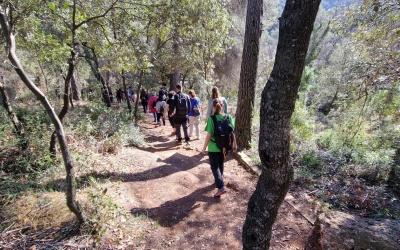 Imatge d'una sortida al parc natural de Sant Llorenç Del Munt i l'Obac |Imatge cedida