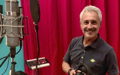 Sergio Dalma, a l'estudi de gravació/ Cedida