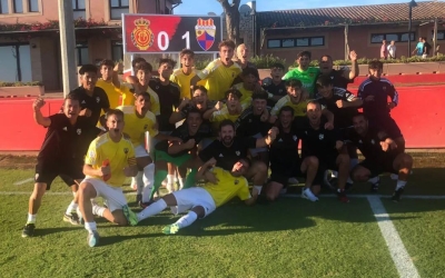 Foto d'equip després de la victòria contra el Mallorca | Mercantil