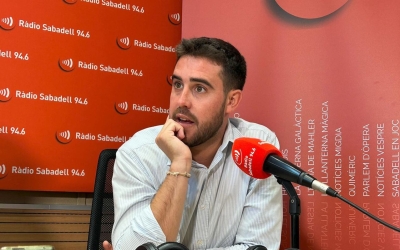 Jaume Milà ha visitat els estudis de Ràdio Sabadell | Pau Vituri