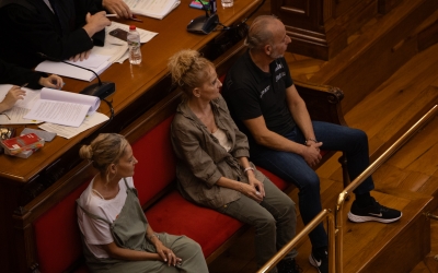 Els acusats a l'Audiència de Barcelona durant el judici | Roger Benet