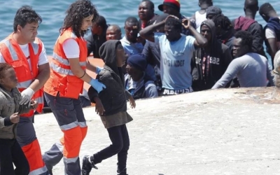 Un salvament marítim de menors refugiats no acompanyats | cedida
