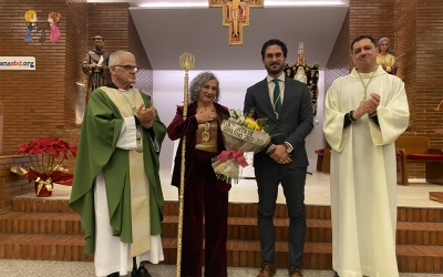 L'expresident i la nova presidenta de la Hermandad del Rocío a Sabadell | Júlia Ramon