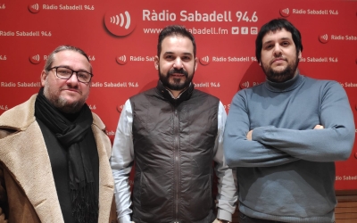 Membres de Los Watts 6.0 a Ràdio Sabadell | Pau Duran