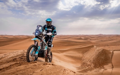 Merichal, a l'Abu Dhabi Desert Challenge | Ártabros Rally