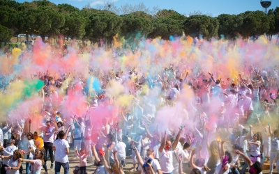La Festa Holi de l'any 2023 al Parc Catalunya