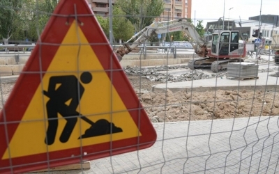 obres a l'espai públic a Sabadell