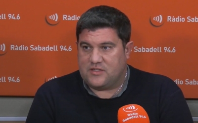 Alberto Pobre, als estudis de Ràdio Sabadell | RS