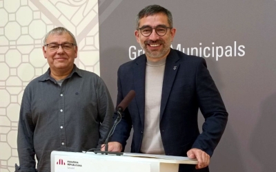 Pere Farrés i Gabriel Fernández, durant la roda de premsa | Karen Madrid