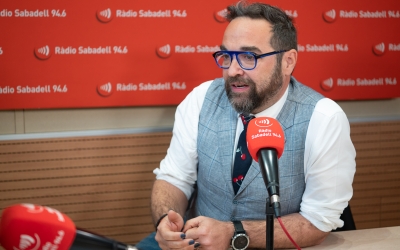 Juli Fernàndez en una entrevista a Ràdio Sabadell | Roger Benet