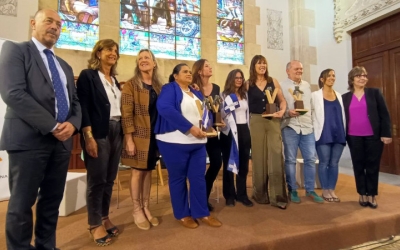 Els guardonats als premis 'Valor', amb representants del Consell de l'Advocacia | Karen Madrid