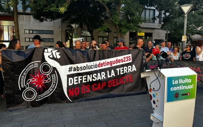 La mobilització s'ha celebrat davant de l'Ajuntament de Sabadell | Mireia Sans