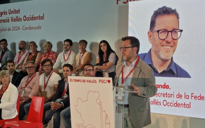El sabadellenc Paco Aranda després de ser escollit | PSC 