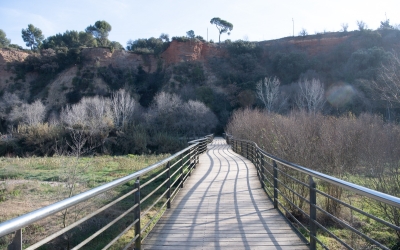 Un dels ponts del Ripoll