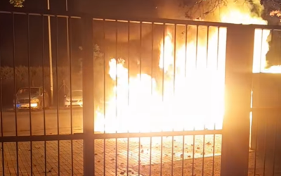 L’incendi d’aquesta matinada a l’entorn del camp del Tibidabo 