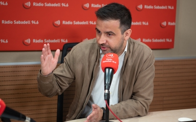 Pol Gibert, secretari general d'Empresa, a Ràdio Sabadell | Roger Benet