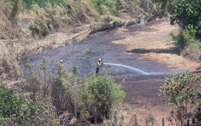 Imatge d'arxiu d'un incendi a Sabadell