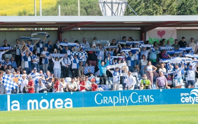 L'afició del Sabadell, desplaçada la temporada passada a Tajonar | Roger Benet